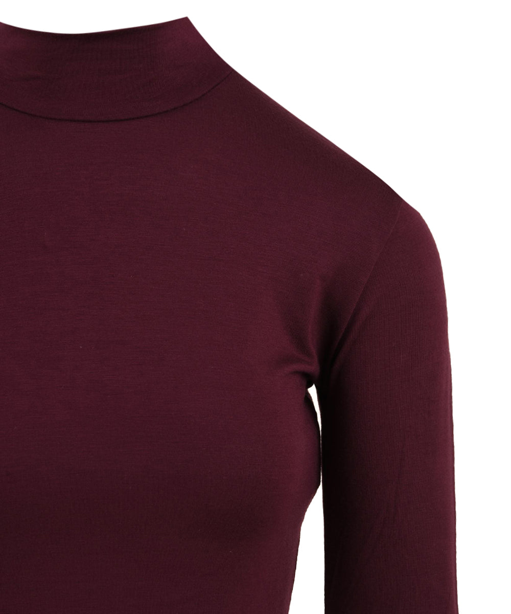 Crop Top Dolcevita in Viscosa HINNOMINATE Donna - Rosso