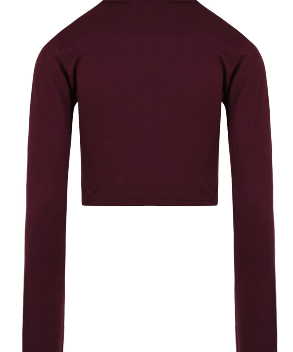 Crop Top Dolcevita in Viscosa HINNOMINATE Donna - Rosso