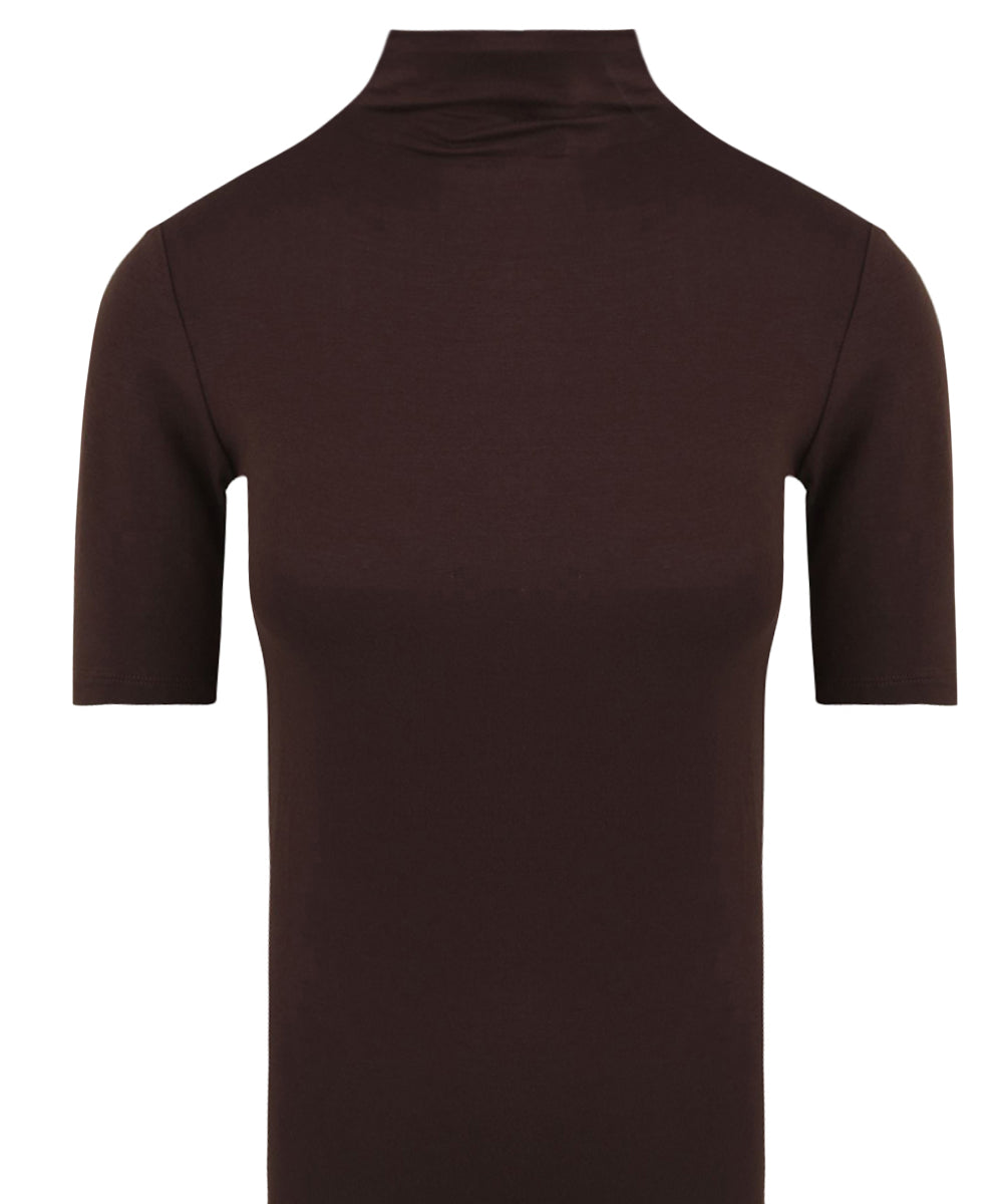 Maglia Dolcevita in Viscosa HINNOMINATE Donna - Marrone