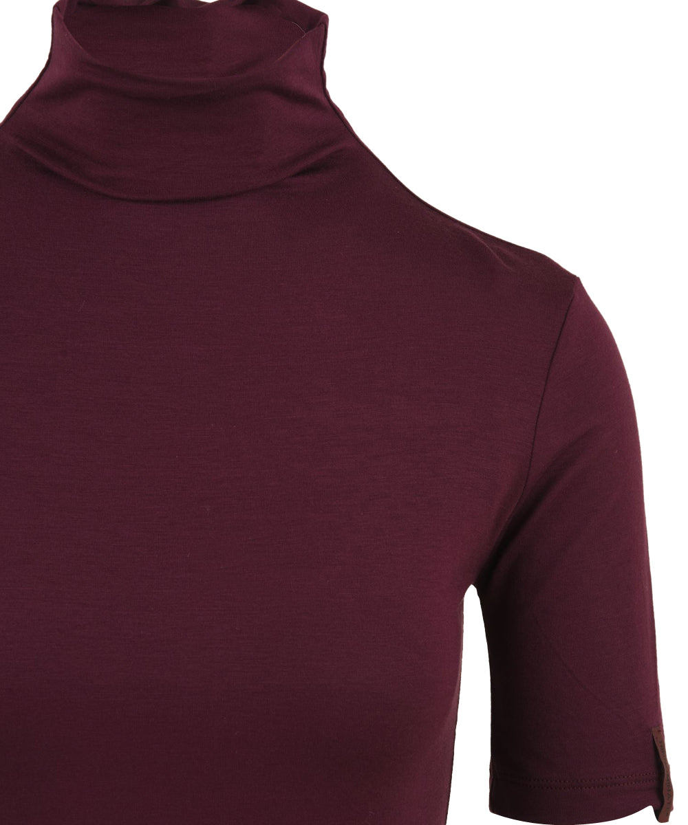 Maglia Dolcevita in Viscosa HINNOMINATE Donna - Rosso