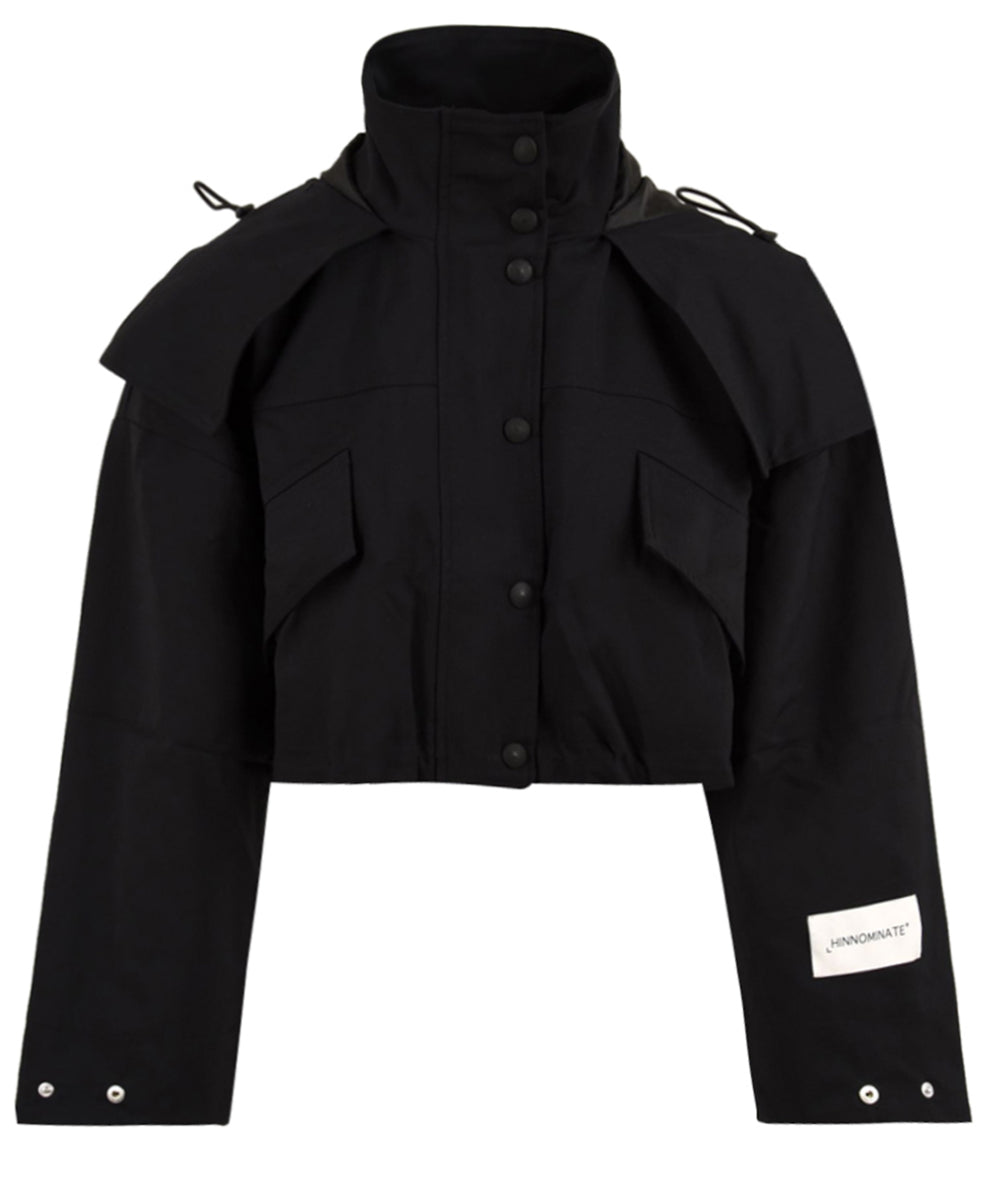 Giubbotto in cotone tecnico full zip HINNOMINATE Donna - Nero