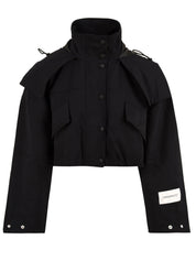 Giubbotto in cotone tecnico full zip HINNOMINATE Donna - Nero