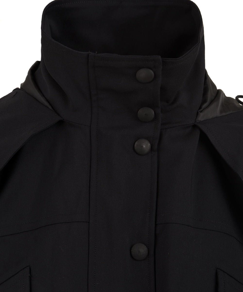 Giubbotto in cotone tecnico full zip HINNOMINATE Donna - Nero