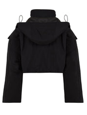 Giubbotto in cotone tecnico full zip HINNOMINATE Donna - Nero