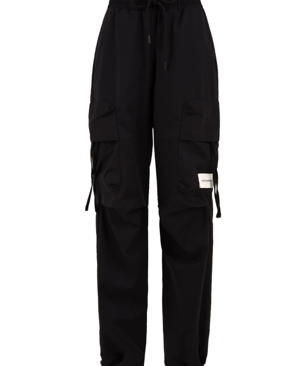 Pantalone in cotone tecnico con tasconi HINNOMINATE Donna - Nero