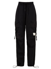Pantalone in cotone tecnico con tasconi HINNOMINATE Donna - Nero