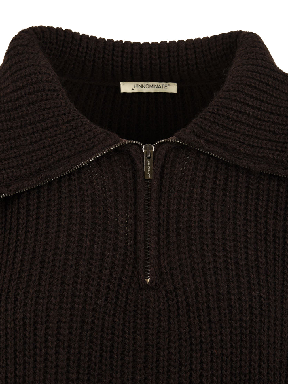 Maglia mezza zip perlata HINNOMINATE Donna - Marrone