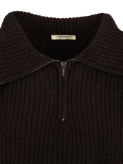 Maglia mezza zip perlata HINNOMINATE Donna - Marrone