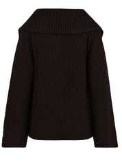 Maglia mezza zip perlata HINNOMINATE Donna - Marrone