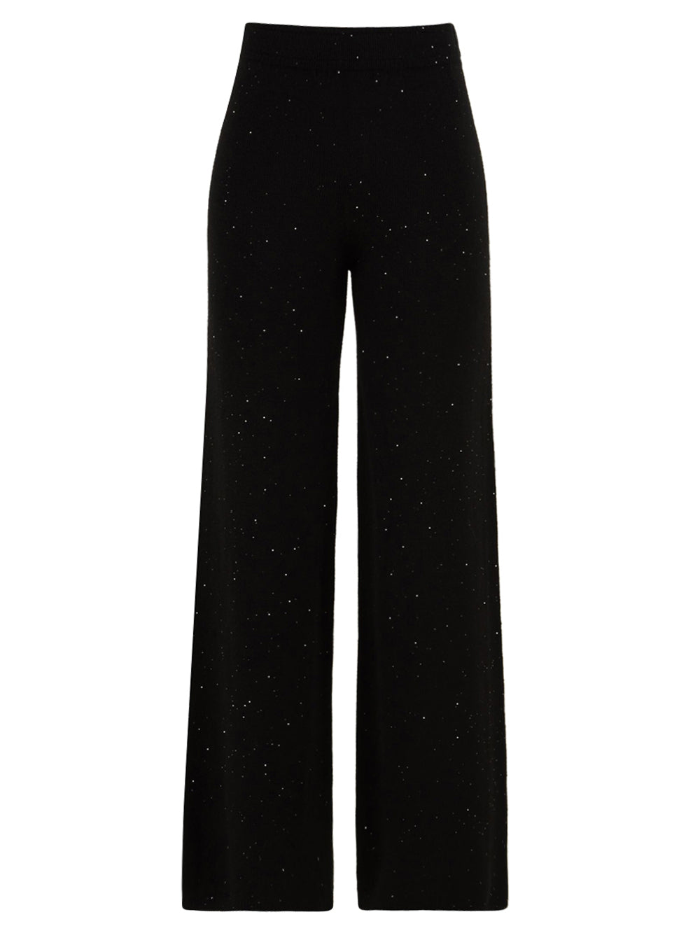 Pantalone Dritto In Maglia Con Paillettes HINNOMINATE Donna - Nero