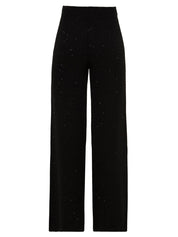Pantalone Dritto In Maglia Con Paillettes HINNOMINATE Donna - Nero