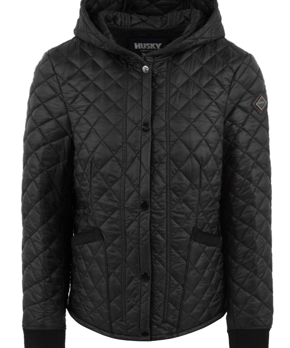 Giubbotto con cappuccio HUSKY ORIGINAL Donna - Nero