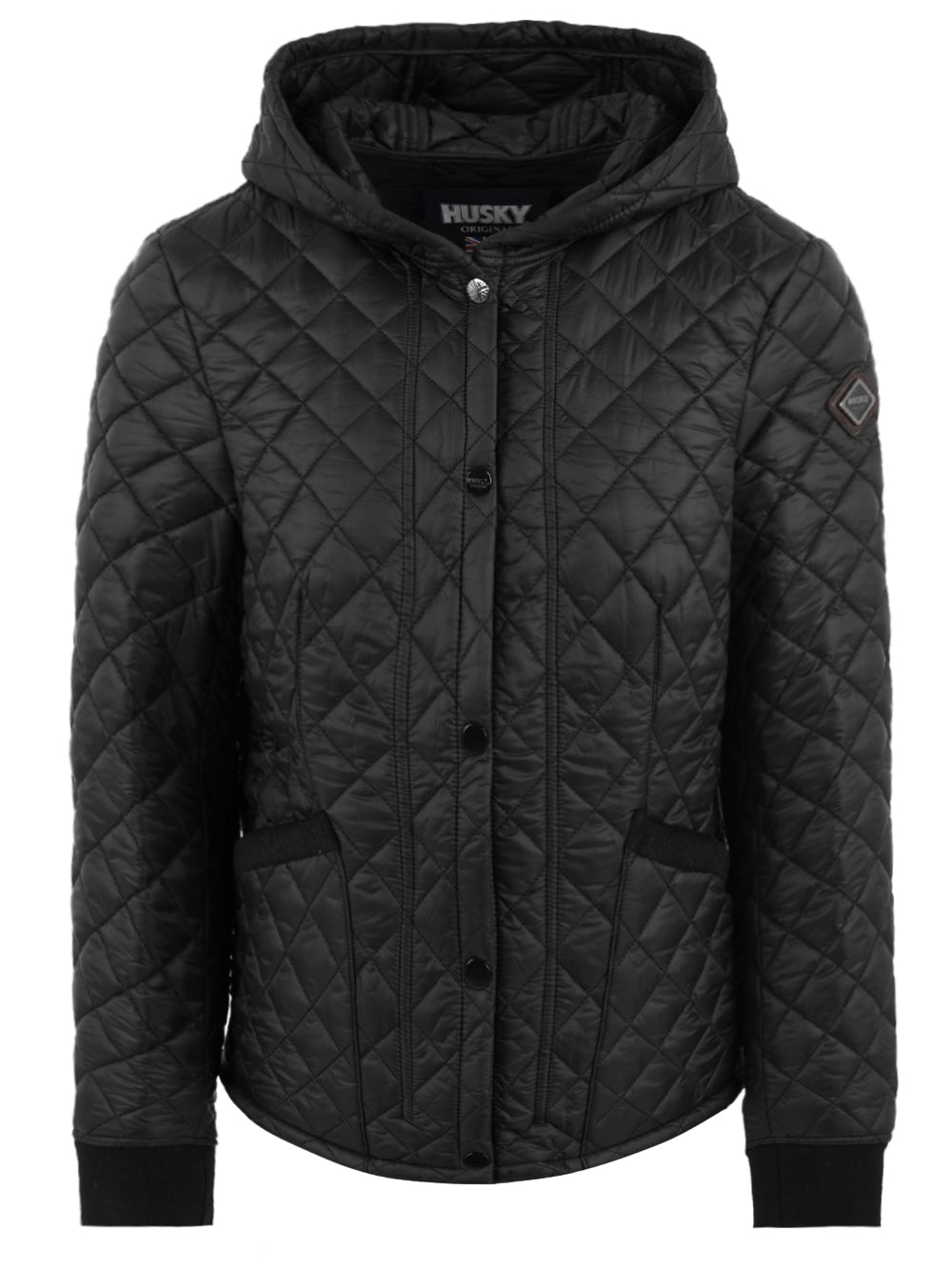 Giubbotto con cappuccio HUSKY ORIGINAL Donna - Nero