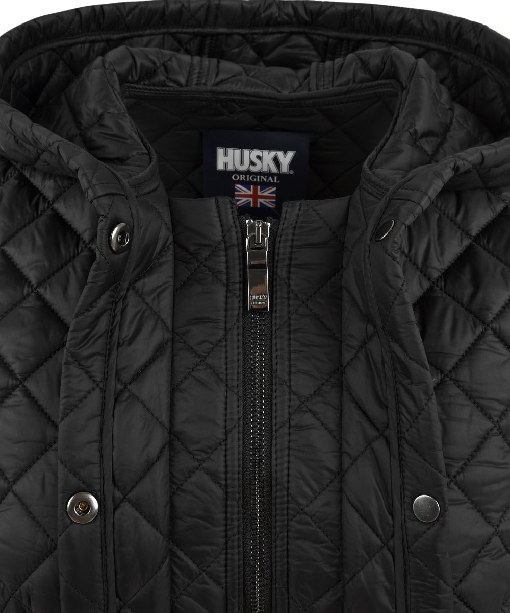 Giubbotto con cappuccio HUSKY ORIGINAL Donna - Nero