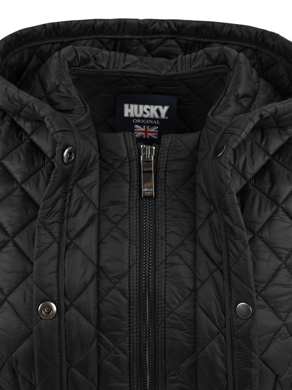 Giubbotto con cappuccio HUSKY ORIGINAL Donna - Nero