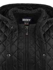 Giubbotto con cappuccio HUSKY ORIGINAL Donna - Nero