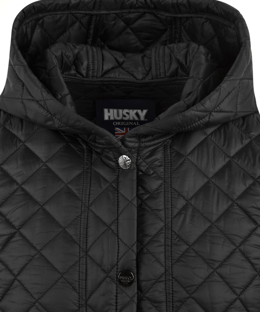 Giubbotto con cappuccio HUSKY ORIGINAL Donna - Nero