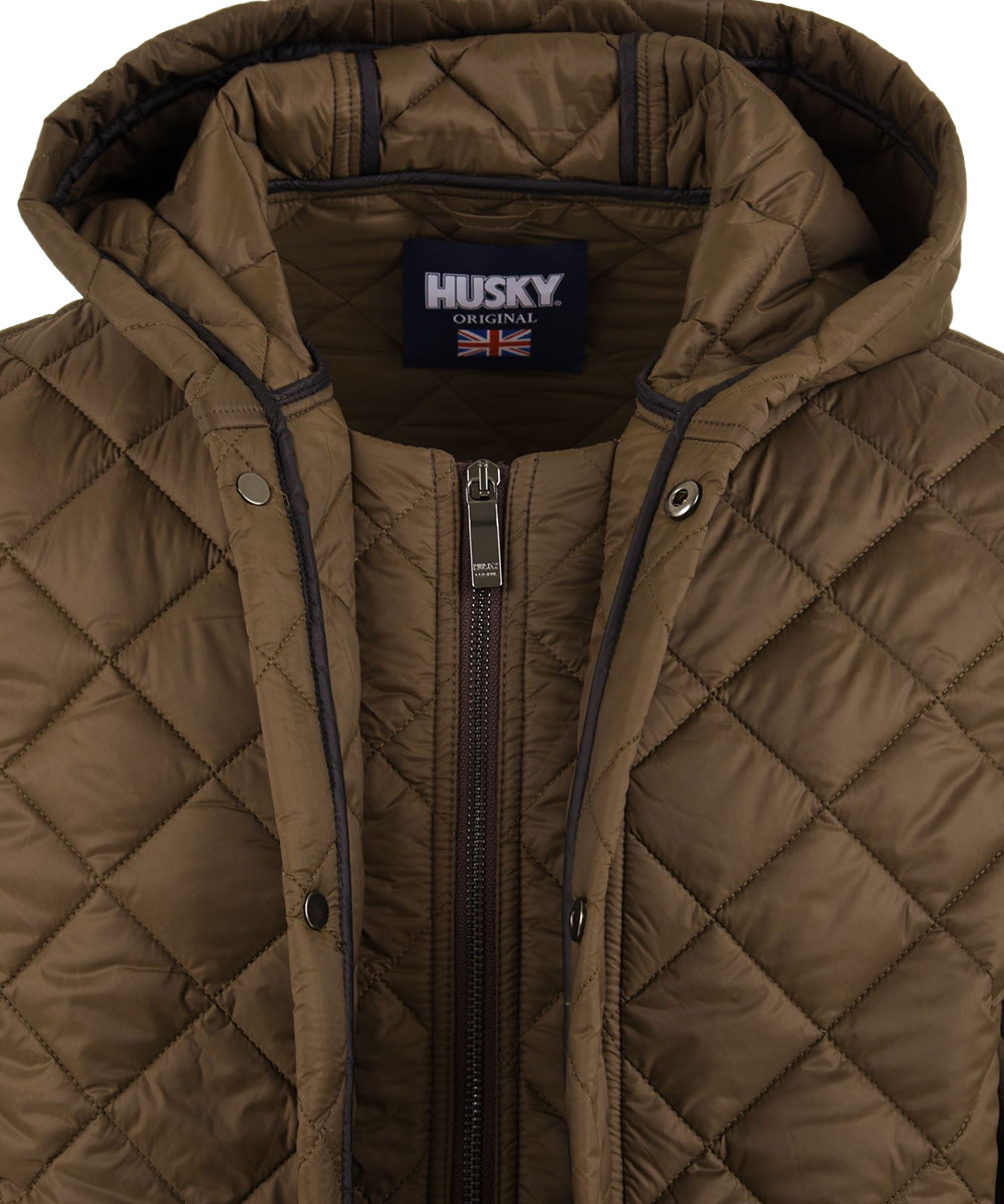 Giubbotto con cappuccio HUSKY ORIGINAL Uomo - Marrone