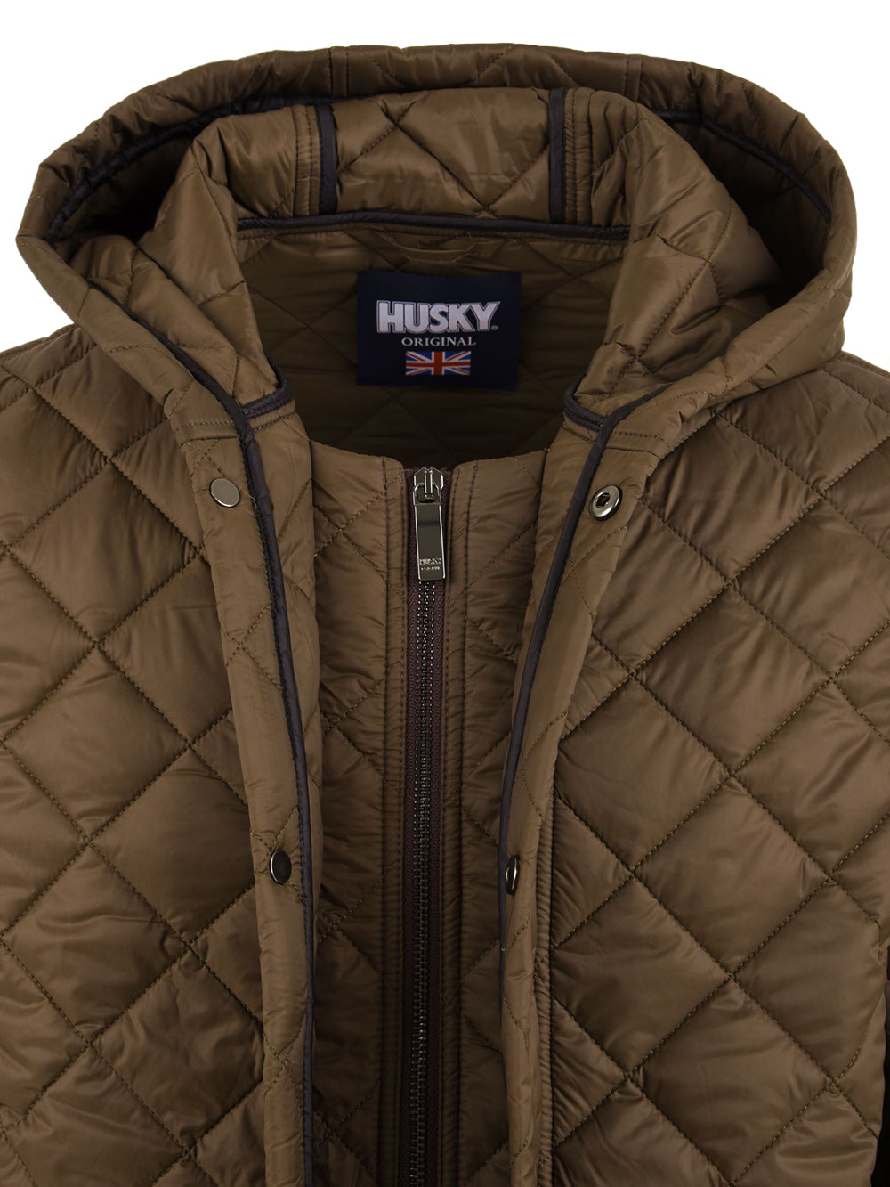 Giubbotto con cappuccio HUSKY ORIGINAL Uomo - Marrone