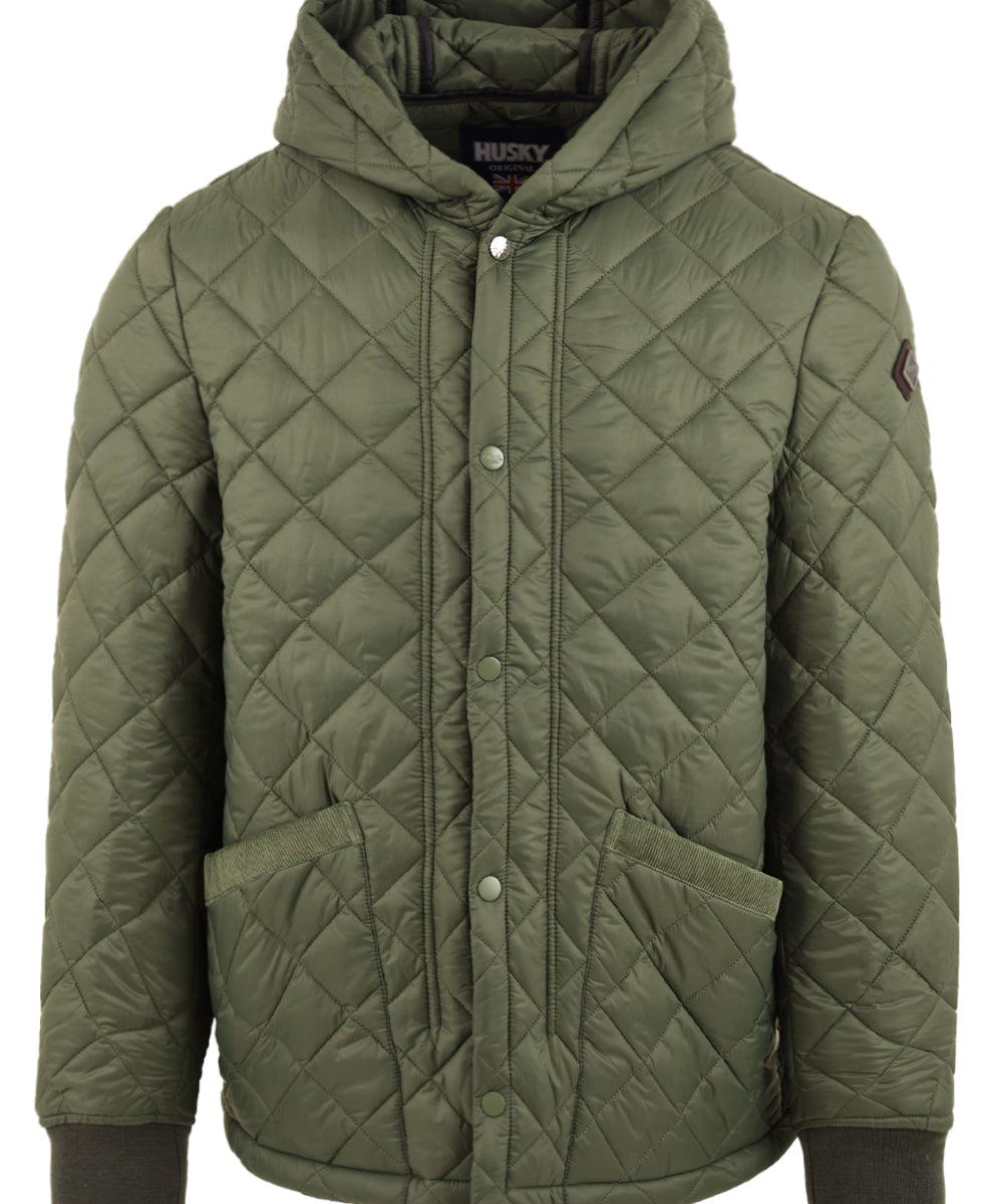 Giubbotto con cappuccio HUSKY ORIGINAL Uomo - Verde