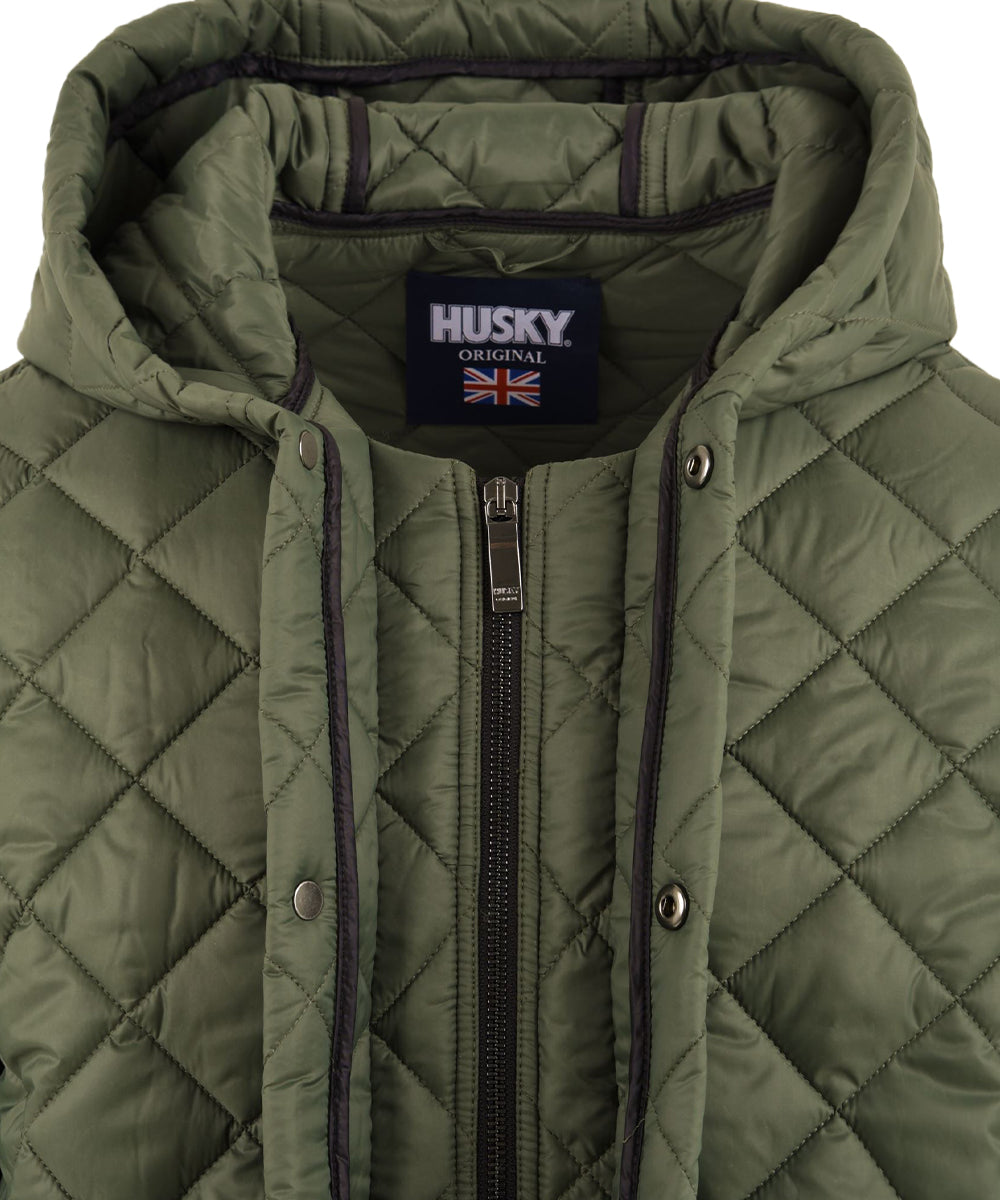 Giubbotto con cappuccio HUSKY ORIGINAL Uomo - Verde