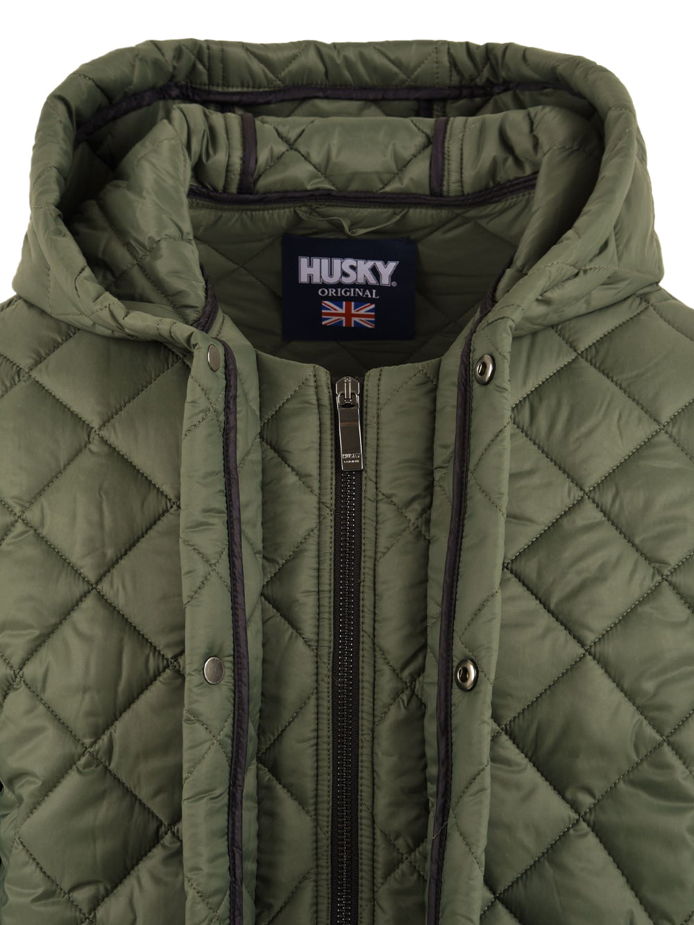 Giubbotto con cappuccio HUSKY ORIGINAL Uomo - Verde