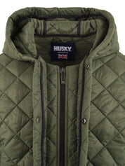 Giubbotto con cappuccio HUSKY ORIGINAL Uomo - Verde