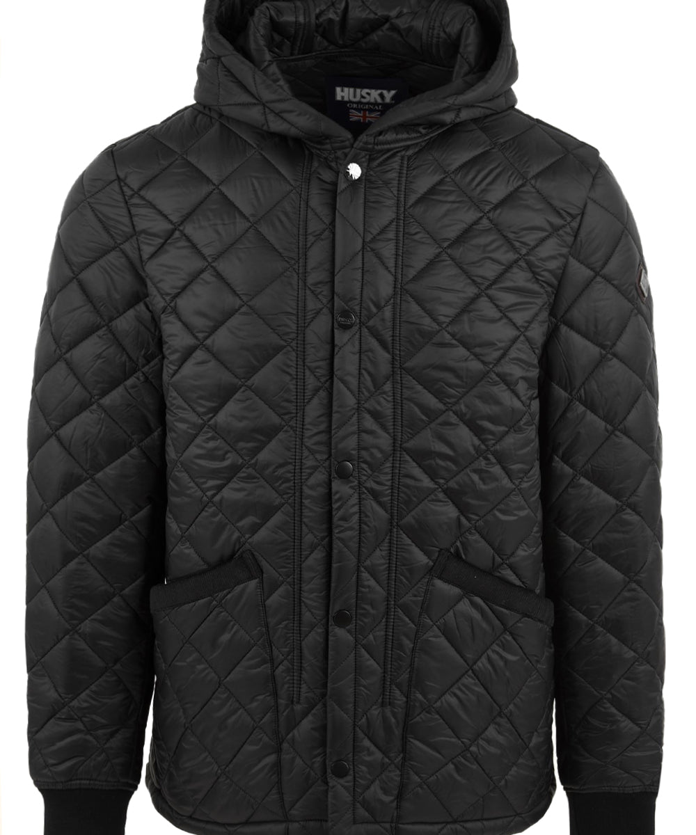Giubbotto con cappuccio HUSKY ORIGINAL Uomo - Nero