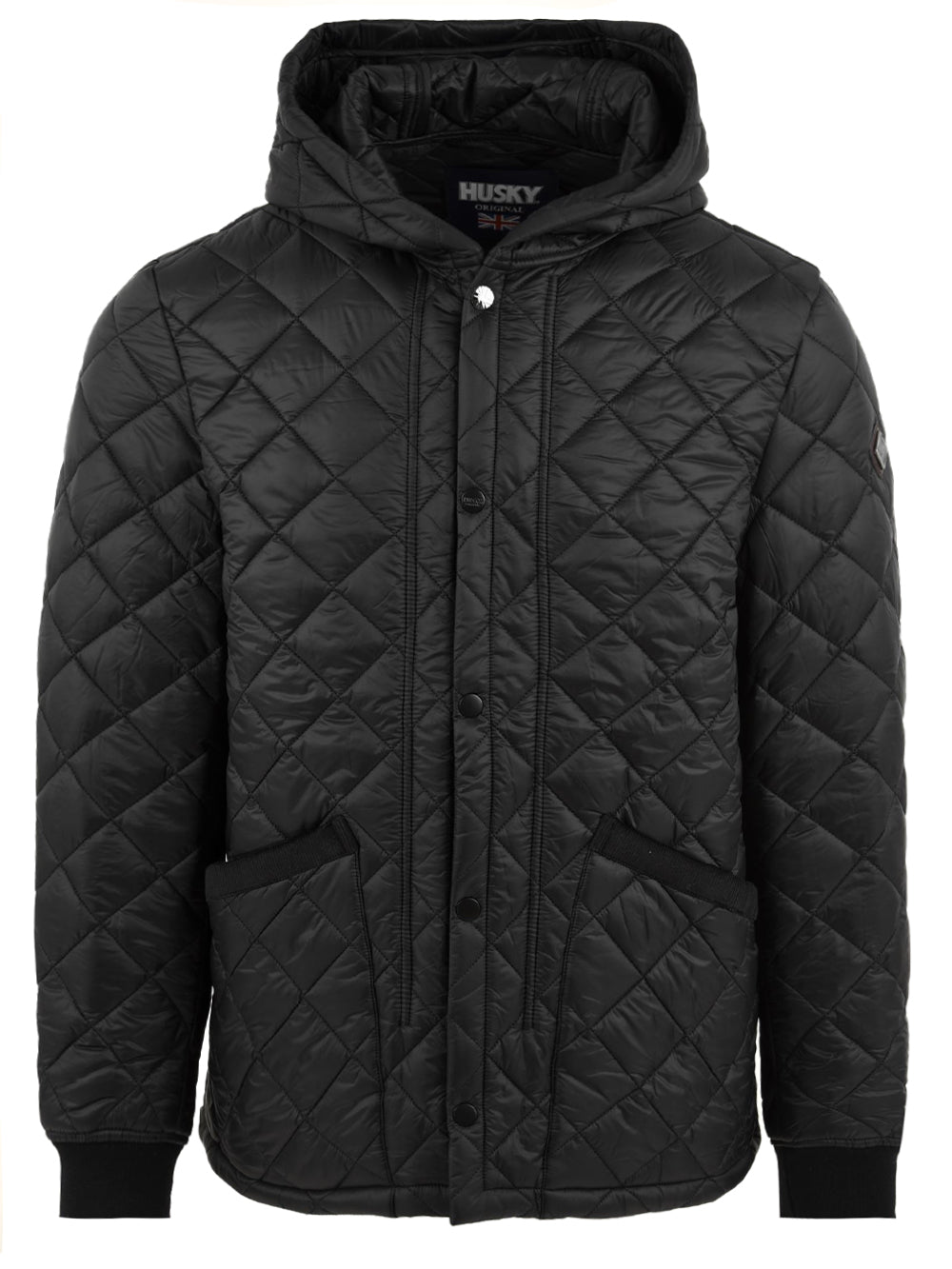 Giubbotto con cappuccio HUSKY ORIGINAL Uomo - Nero
