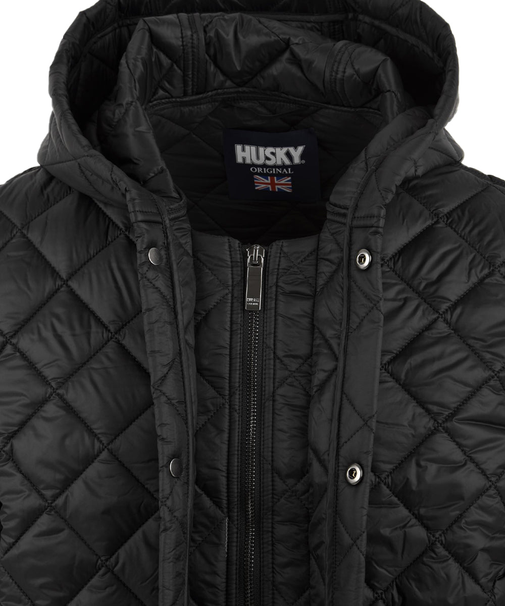 Giubbotto con cappuccio HUSKY ORIGINAL Uomo - Nero