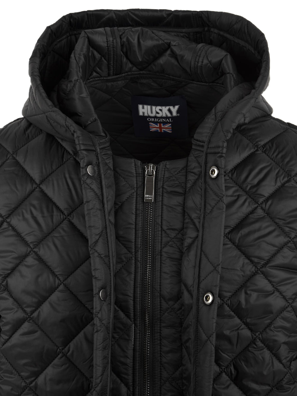 Giubbotto con cappuccio HUSKY ORIGINAL Uomo - Nero