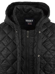 Giubbotto con cappuccio HUSKY ORIGINAL Uomo - Nero