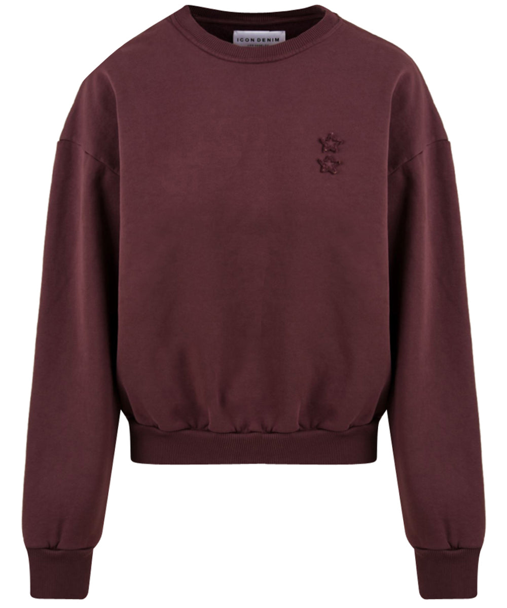 Felpa Mellie ICON DENIM LOS ANGELES Donna - Rosso