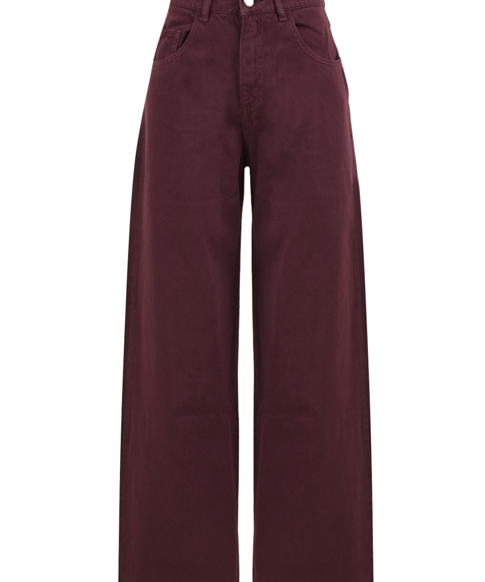 Jeans Poppy ICON DENIM LOS ANGELES Donna - Rosso