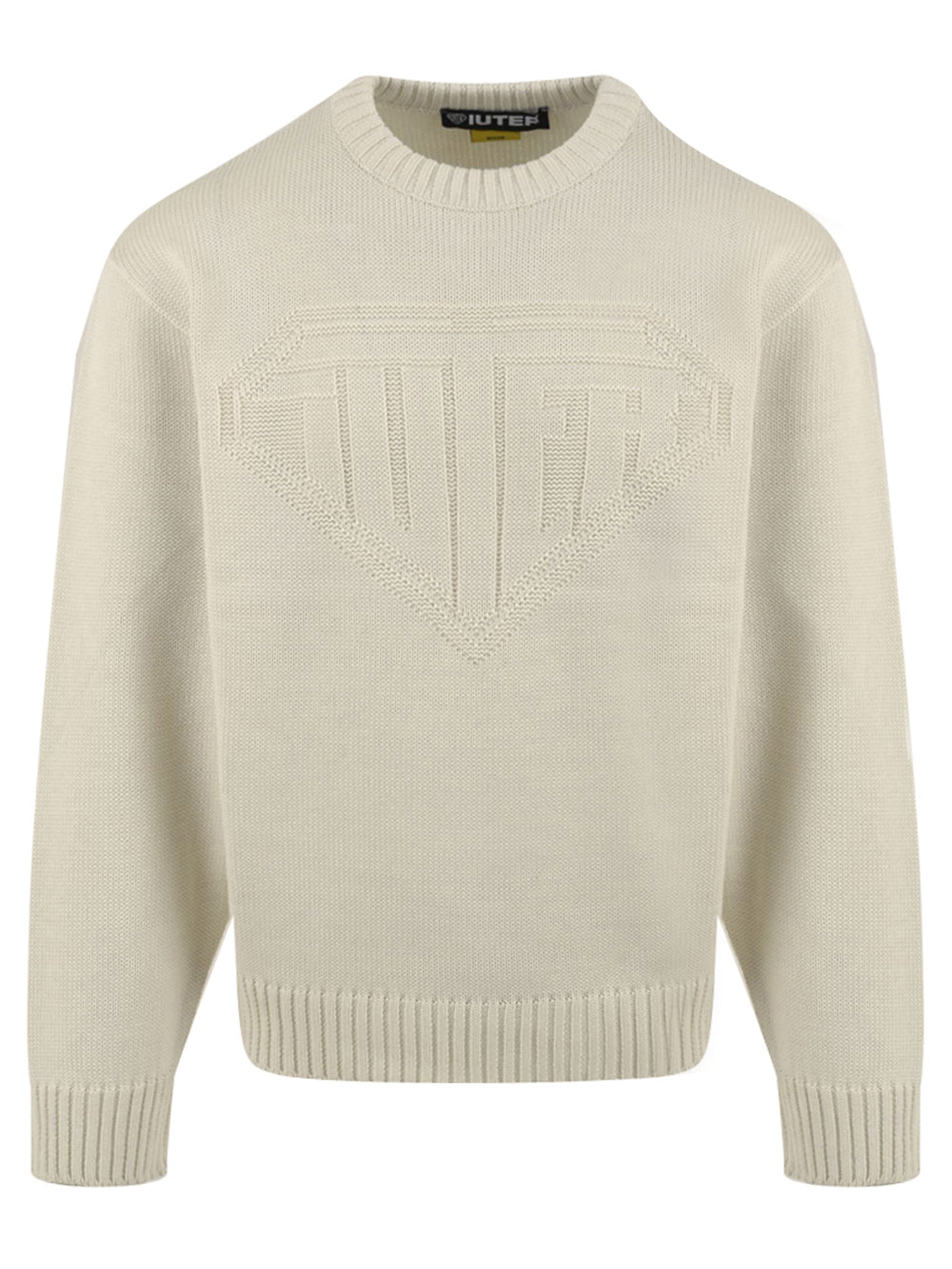 Maglione Links Logo IUTER Uomo - Cream
