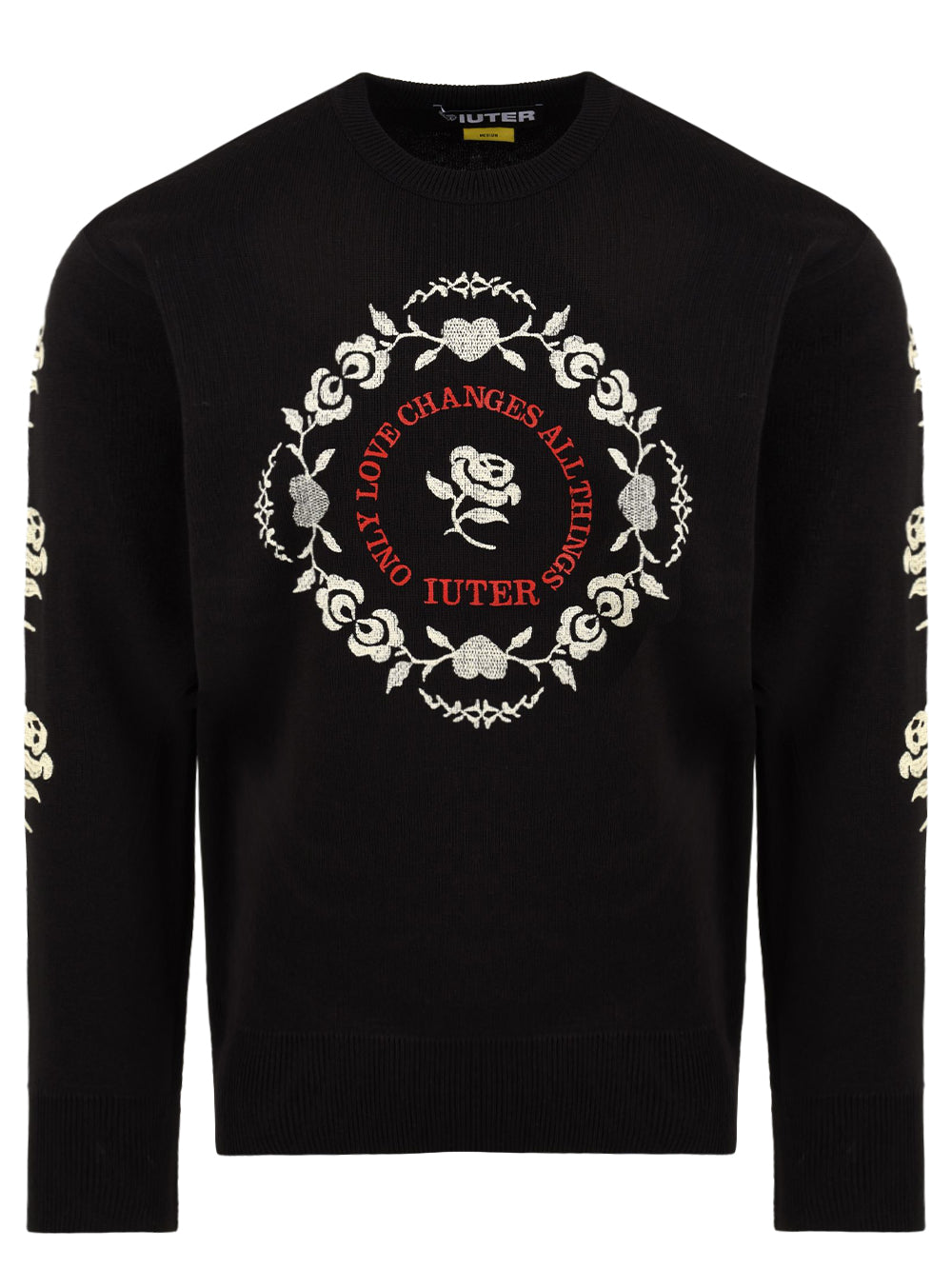 Maglione Floral IUTER Uomo - Nero