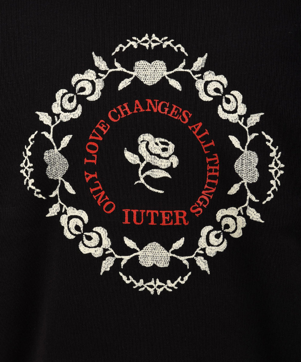 Maglione Floral IUTER Uomo - Nero