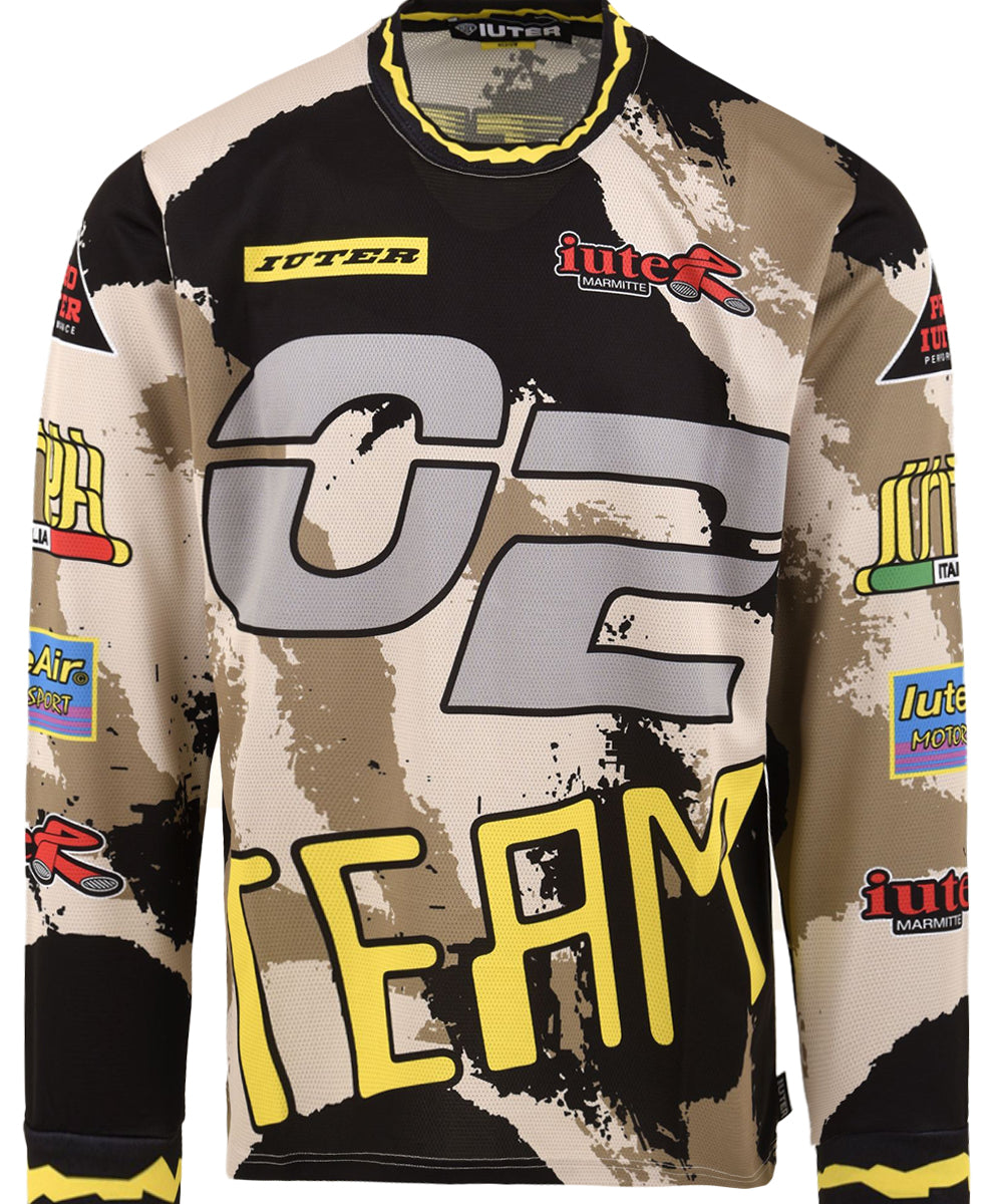 T-shirt manica lunga Tornado mx IUTER Uomo - Beige