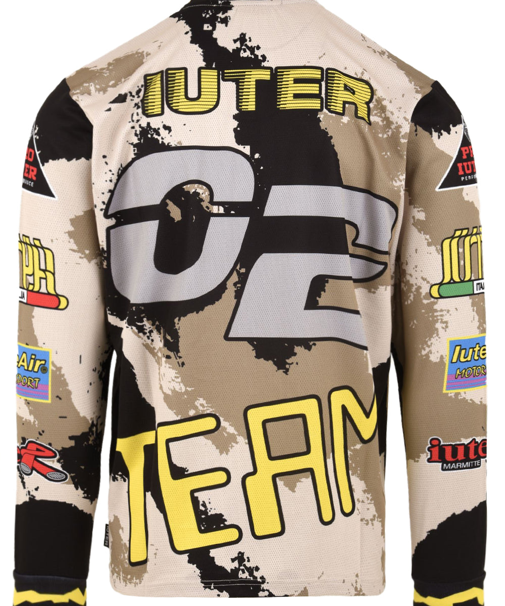 T-shirt manica lunga Tornado mx IUTER Uomo - Beige