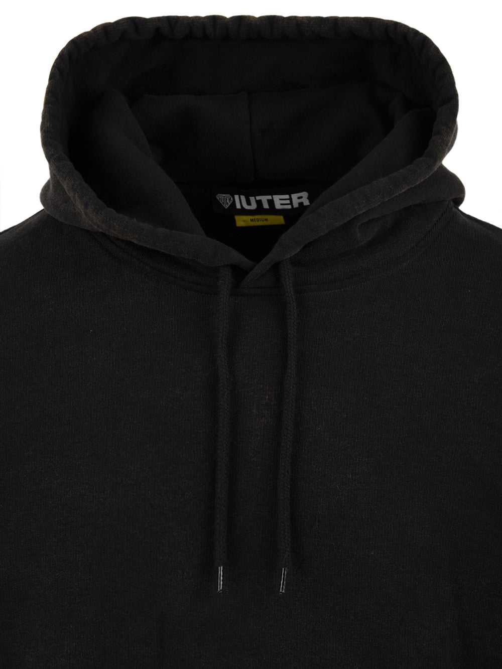 Felpa con cappuccio Label Marble IUTER Uomo - Nero