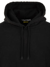 Felpa con cappuccio Label Marble IUTER Uomo - Nero