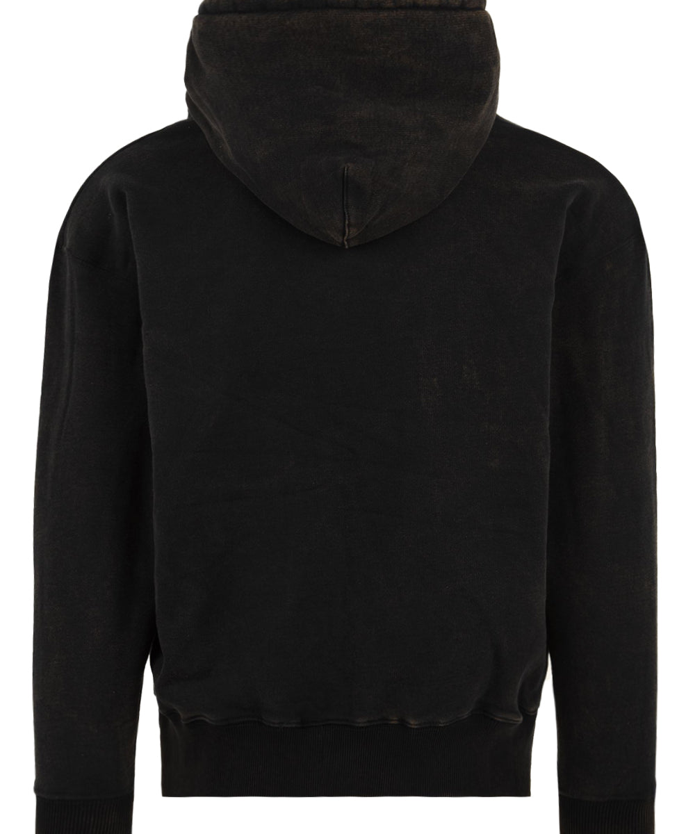 Felpa con cappuccio Label Marble IUTER Uomo - Nero