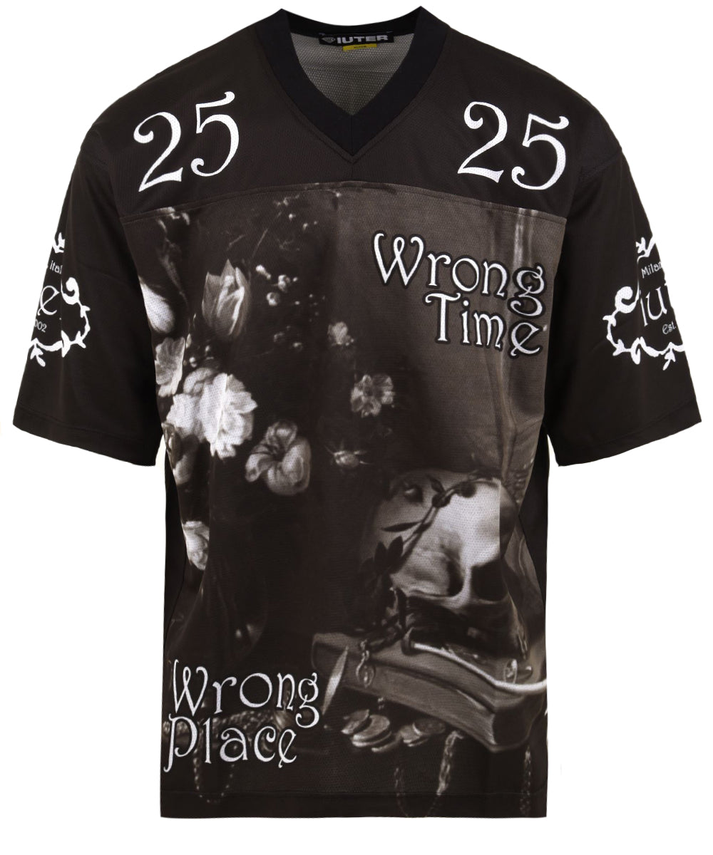 T-shirt Still Life Football Jersey IUTER Uomo - Nero