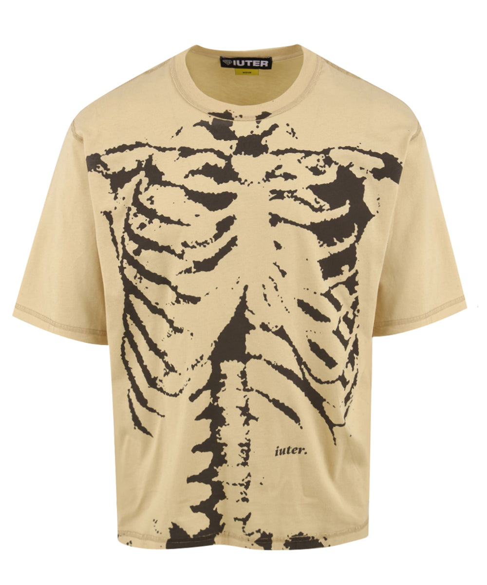 T-shirt Skeleton IUTER Uomo - Beige