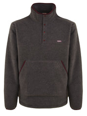 Giubbotto Anorak Fleece Button KAPPY Unisex - Grigio