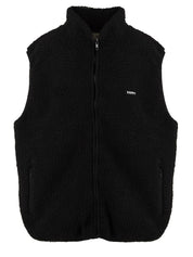 Gilet Fleece Zipper KAPPY Unisex - Nero
