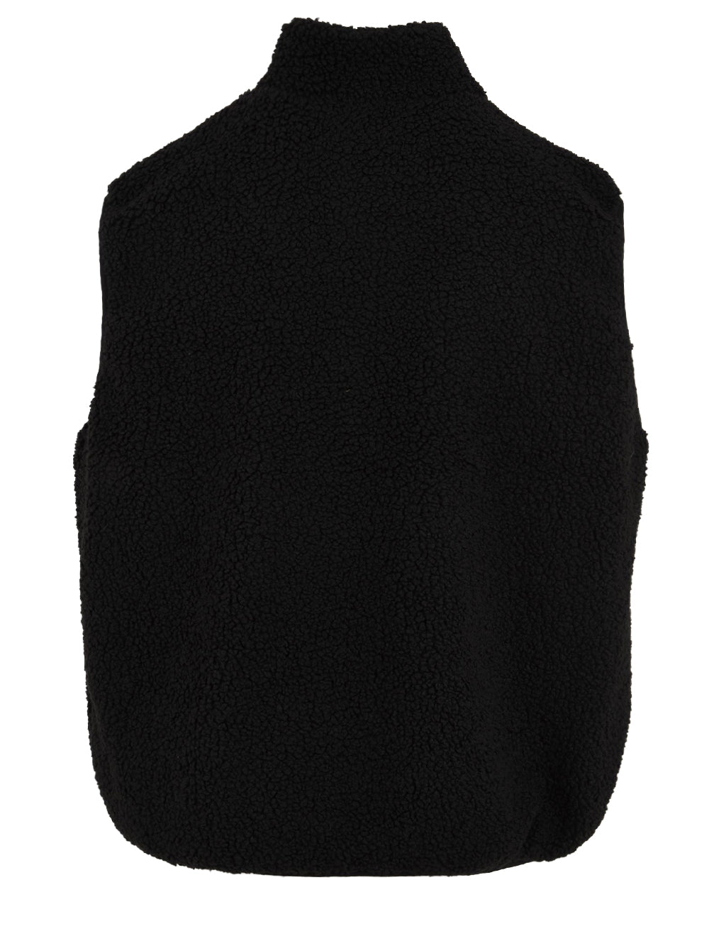 Gilet Fleece Zipper KAPPY Unisex - Nero