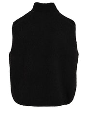 Gilet Fleece Zipper KAPPY Unisex - Nero