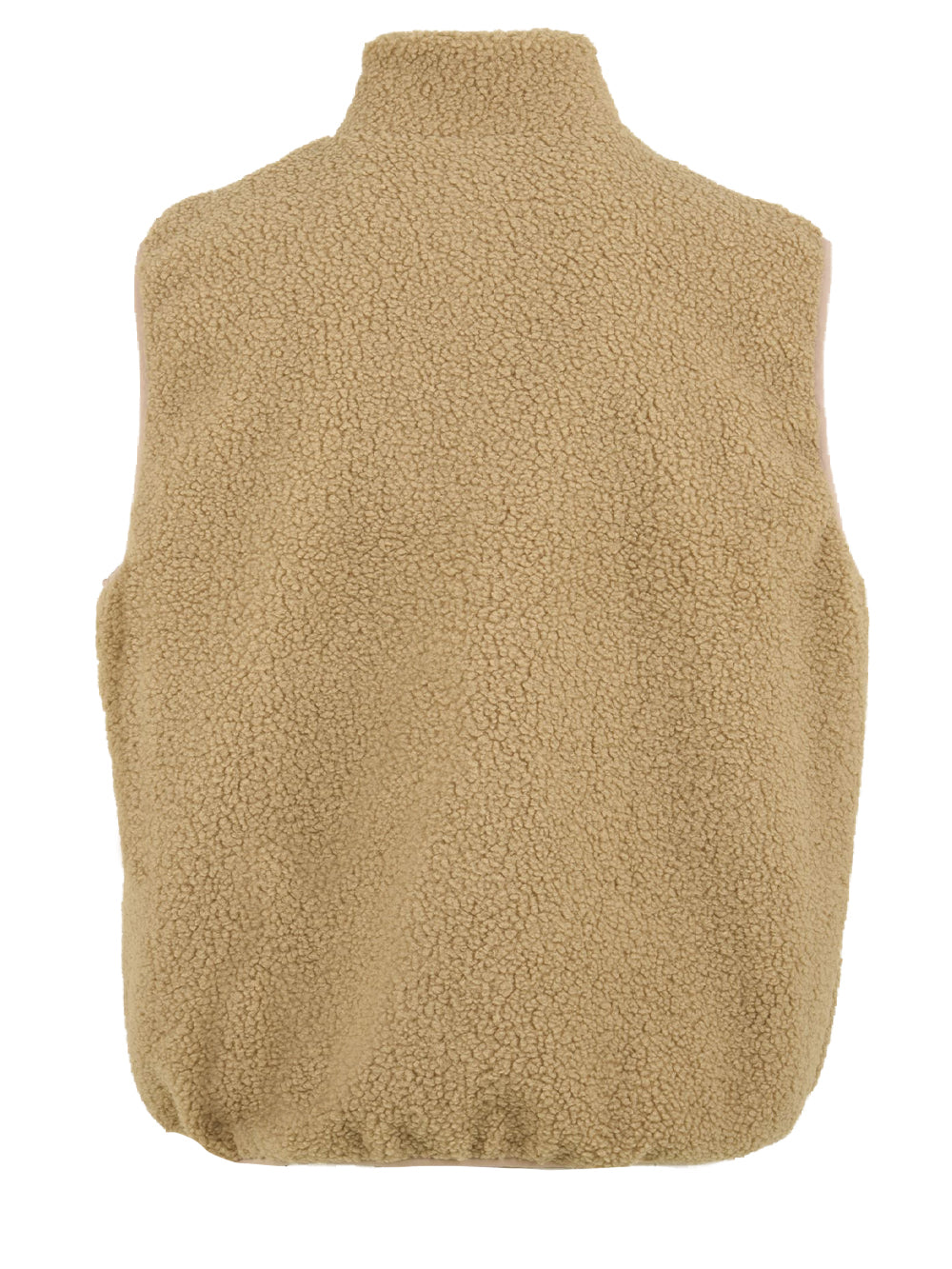 Gilet Fleece Zipper KAPPY Unisex - Beige