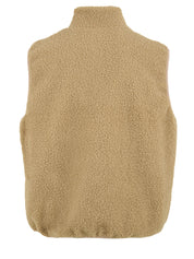 Gilet Fleece Zipper KAPPY Unisex - Beige